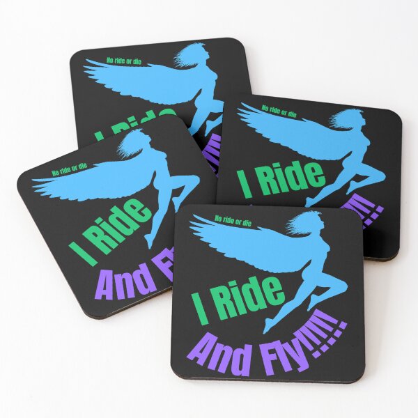 Item preview, Blue Angel Wing Graphic, I Ride And Fly Motivational Fitness designed and sold by MiracleROLArt.