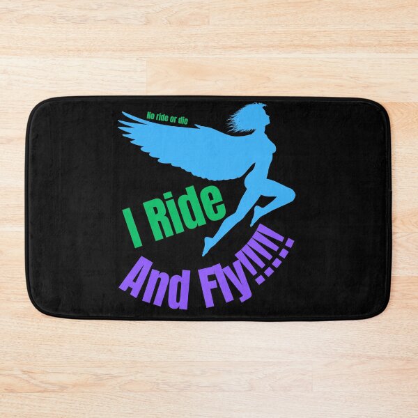 Item preview, Blue Angel Wing Graphic, I Ride And Fly Motivational Fitness designed and sold by MiracleROLArt.