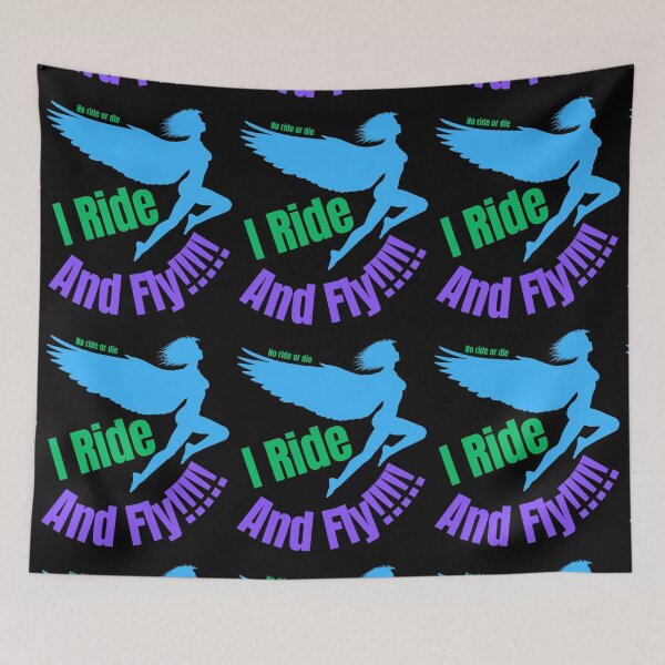 Item preview, Blue Angel Wing Graphic, I Ride And Fly Motivational Fitness designed and sold by MiracleROLArt.