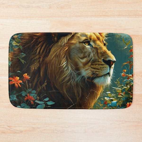 Item preview, Lion in a lush forest designed and sold by EpicGear085.