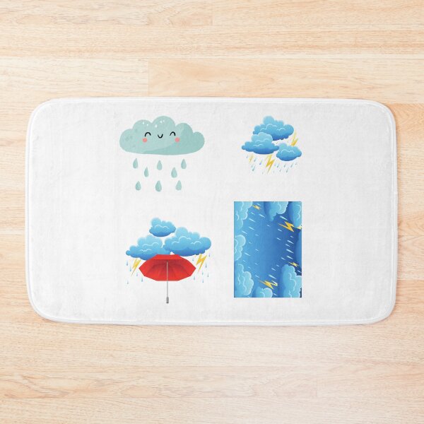 Item preview, clouds, rain and lightning in the middle of winter designed and sold by huape.
