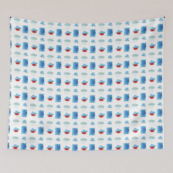Item preview, clouds, rain and lightning in the middle of winter designed and sold by huape.