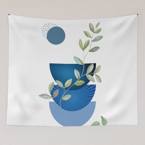 Item preview, "Geometric Green: Contemporary Inspired Art Poster" designed and sold by FunPrintCraft.