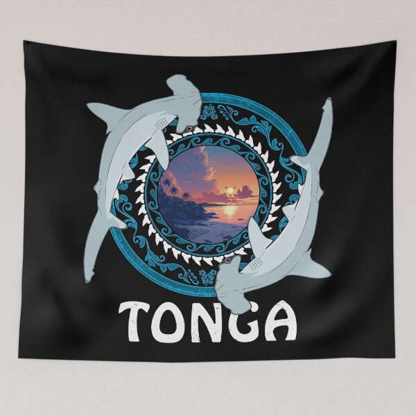 Artikelvorschau, Tonga Hammerhai entworfen und verkauft von NicGrayGraphic.