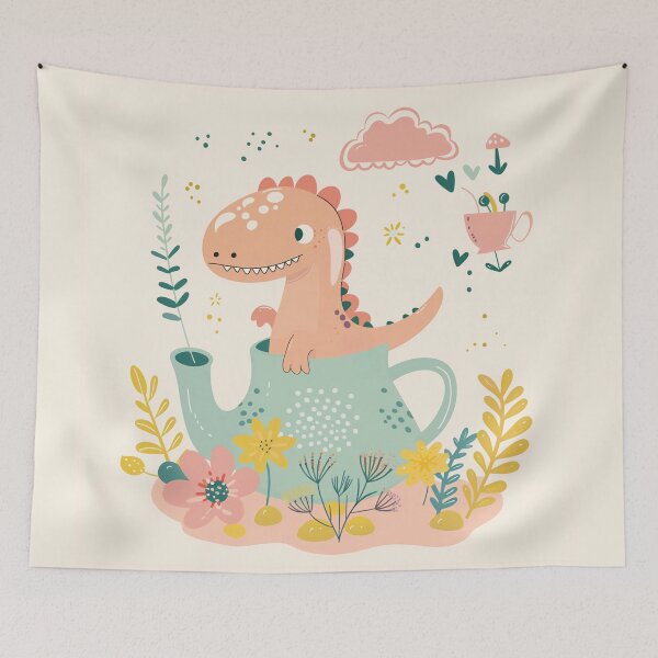Item preview, Dinosaur inside teapot #3 designed and sold by Parn Promsuwan.
