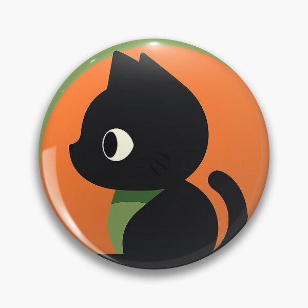 Artikelvorschau, Helle und kräftige minimalistische 2D-Babykatzenkunst entworfen und verkauft von PaintbrushPlace.