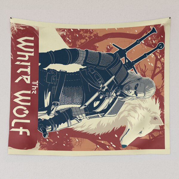Item preview, Vintage White Wolf designed and sold by SchellStation.