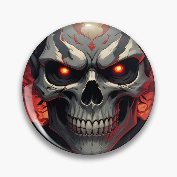 Item preview, Evil Skull with Red Accents designed and sold by papi1998.
