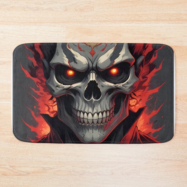 Item preview, Evil Skull with Red Accents designed and sold by papi1998.
