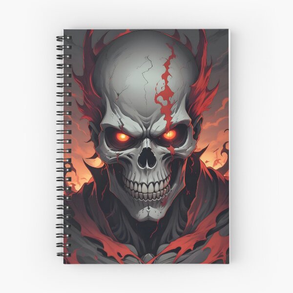 Item preview, Evil Skull with Red Accents designed and sold by papi1998.