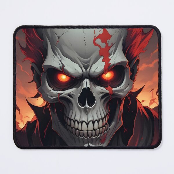Item preview, Evil Skull with Red Accents designed and sold by papi1998.
