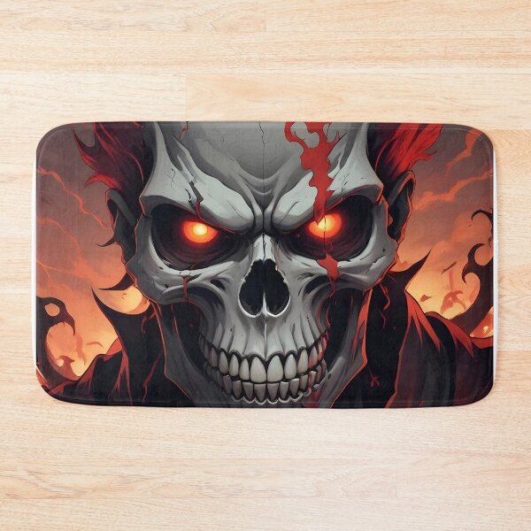 Item preview, Evil Skull with Red Accents designed and sold by papi1998.
