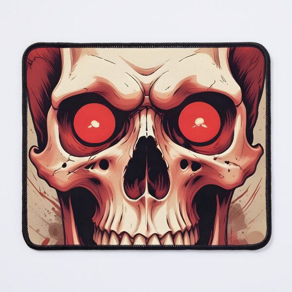 Item preview, Evil Skull with Red Accents designed and sold by papi1998.