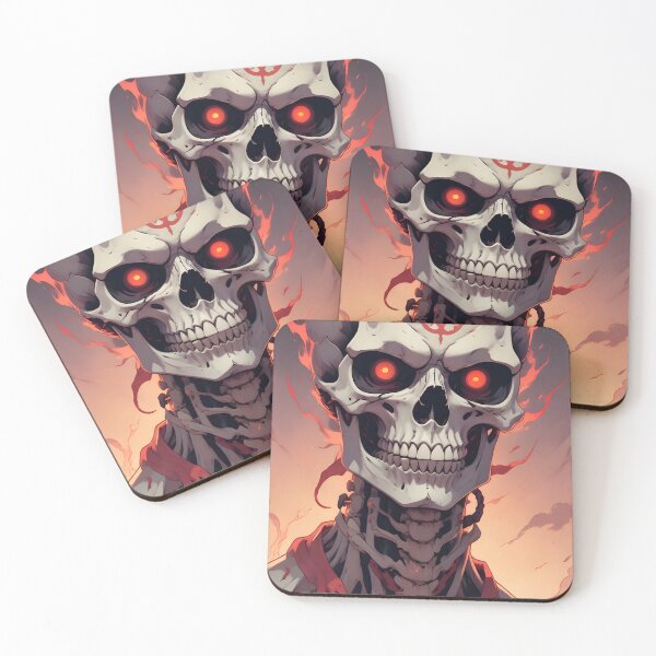 Item preview, Evil Skull with Red Accents designed and sold by papi1998.