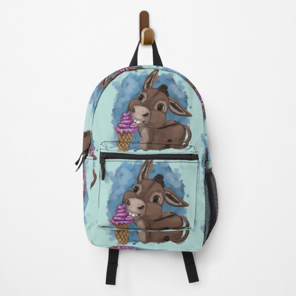 Item preview, Cute donkey with ice cream designed and sold by Antiope33.