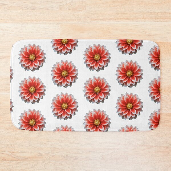 Item preview, Red and White Flower designed and sold by seeitknowit.
