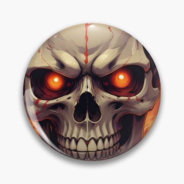 Item preview, Evil Skull with Red Accents designed and sold by papi1998.