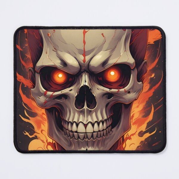 Item preview, Evil Skull with Red Accents designed and sold by papi1998.