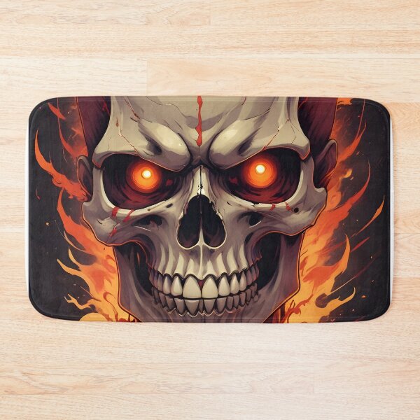 Item preview, Evil Skull with Red Accents designed and sold by papi1998.