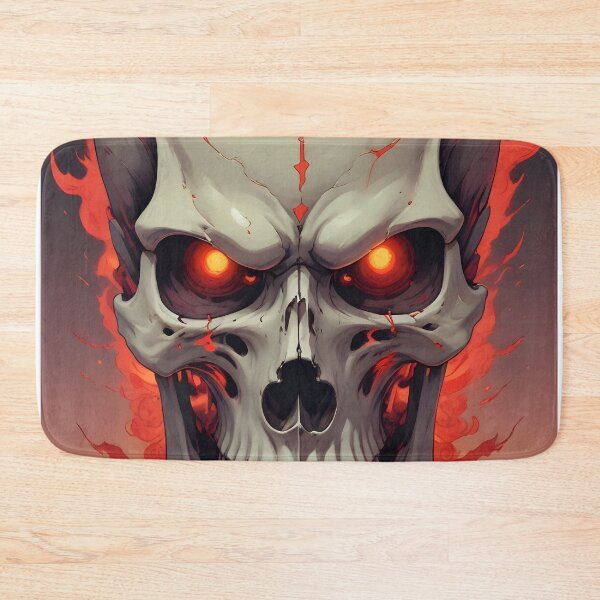 Item preview, Evil Skull with Red Accents designed and sold by papi1998.