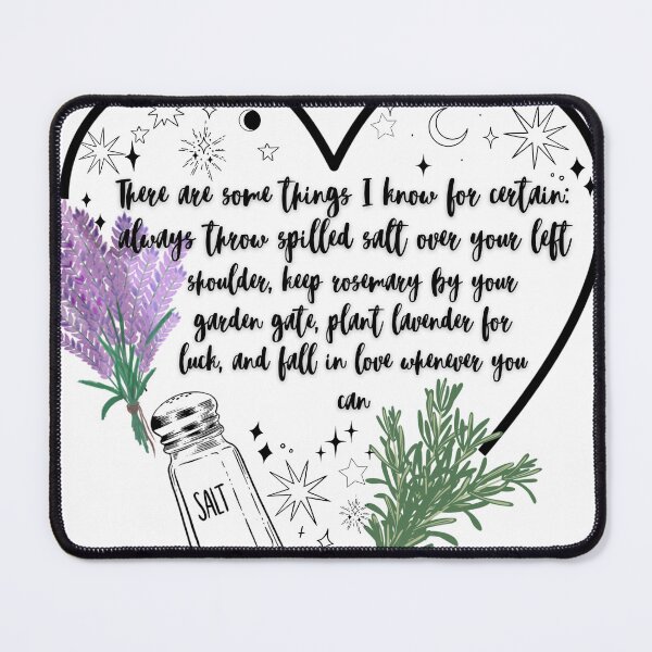 Item preview, salt rosemary lavender quote  designed and sold by xoxojesscreates.