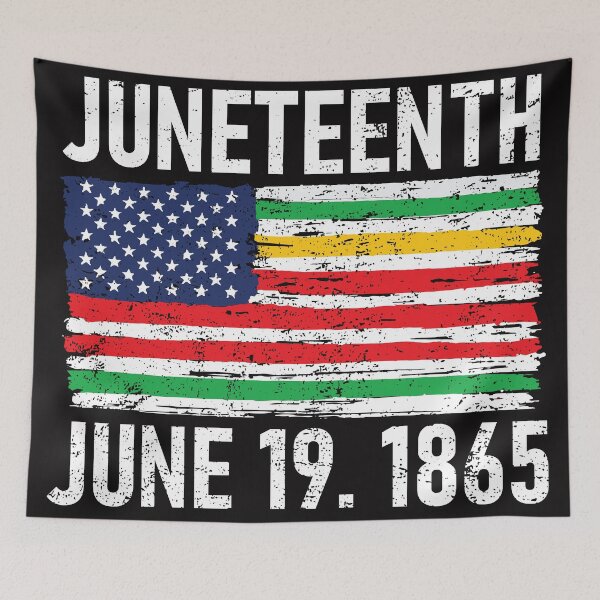 Item preview, Juneteenth June 19 1865 Black History American Flag  designed and sold by TQDitty.