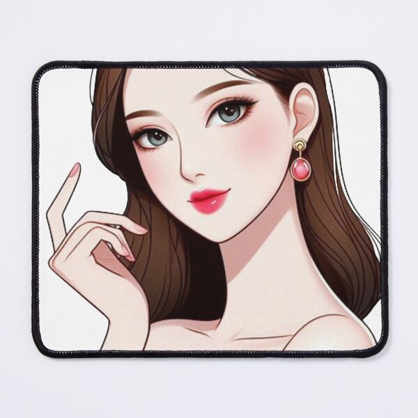 Item preview, Graceful girl with red lips and a secret designed and sold by DudzDesignz.