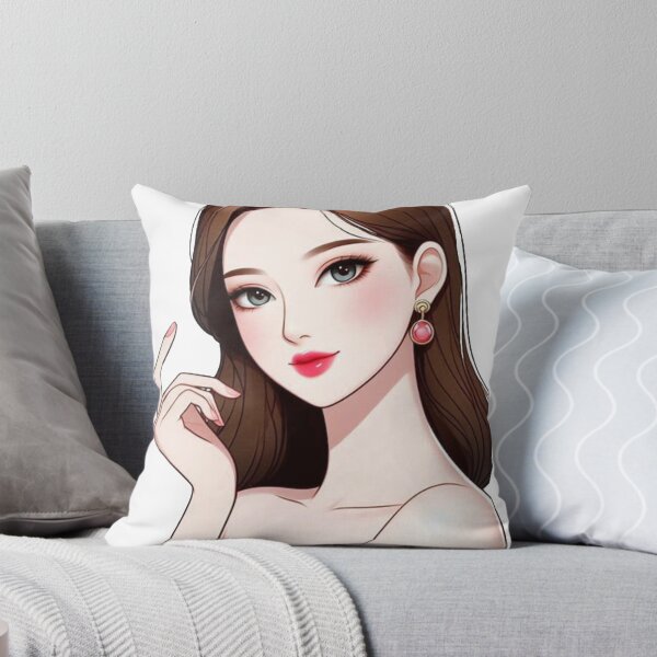 Item preview, Graceful girl with red lips and a secret designed and sold by DudzDesignz.