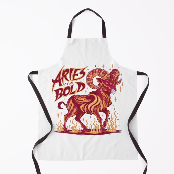 Item preview, Fiery Aries the Bold Zodiac Ram designed and sold by behnay.