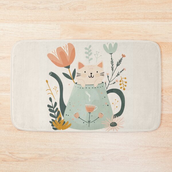 Item preview, A cat inside teapot #1 designed and sold by Parn Promsuwan.