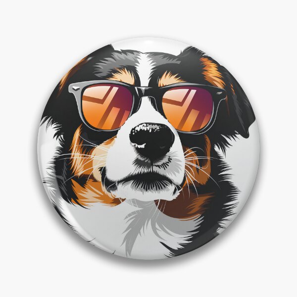 Item preview, 2d graphic cool dog with sunglasses  designed and sold by Nordic Ch.