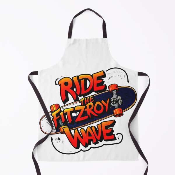 Item preview, Orange and Red Skateboard - Ride the Fitzroy Wave designed and sold by SplashTastic.