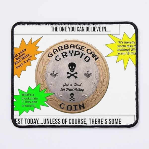 Item preview, Garbage Can Crypto Coin | Digital Art designed and sold by patrickcallan.