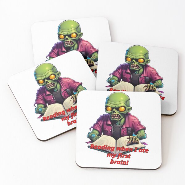 Item preview, Reading when I ate my first brain designed and sold by DesignPrePress.