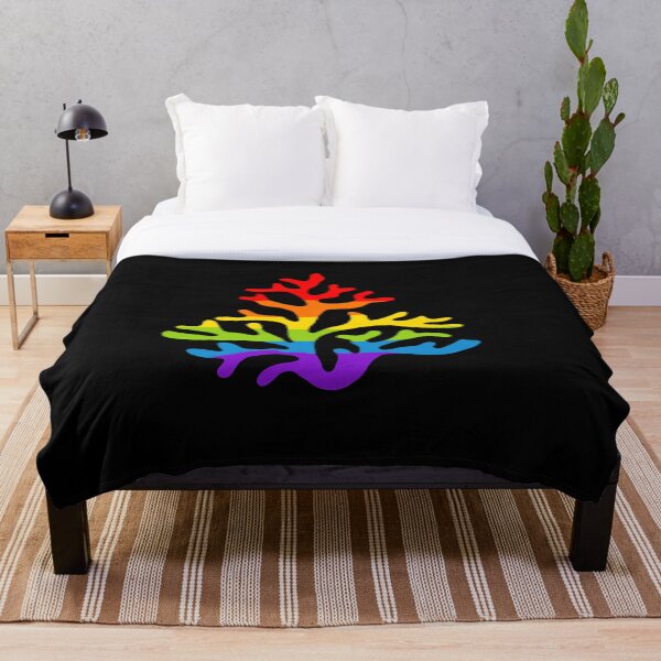 Item preview, Rainbow Coral black background  designed and sold by AncientDreamer.