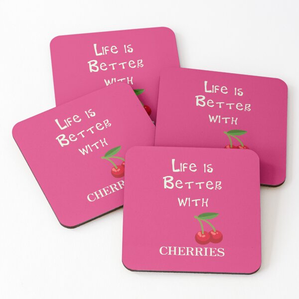 Item preview, Life is Better in Cherries designed and sold by Studio LeDauphin.