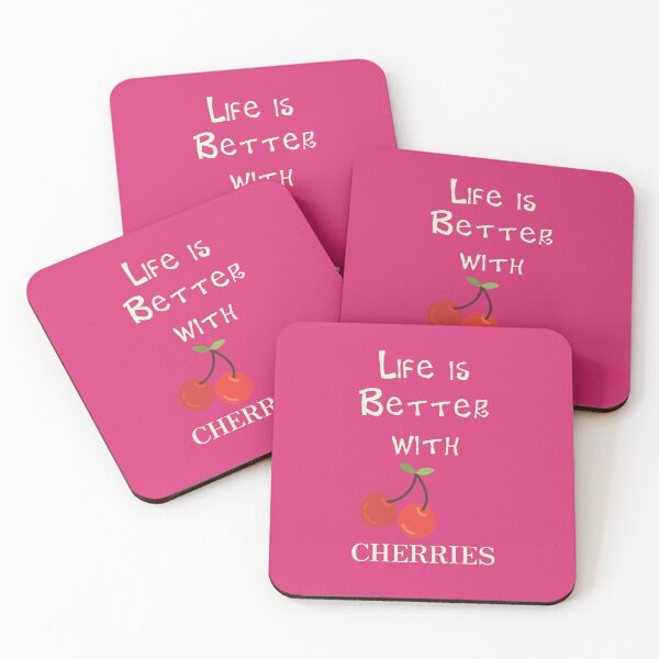 Item preview, Life is Better in Cherries designed and sold by Studio LeDauphin.