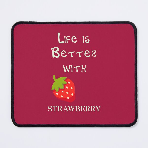 Item preview, Life is Better in Strawberry designed and sold by Studio LeDauphin.