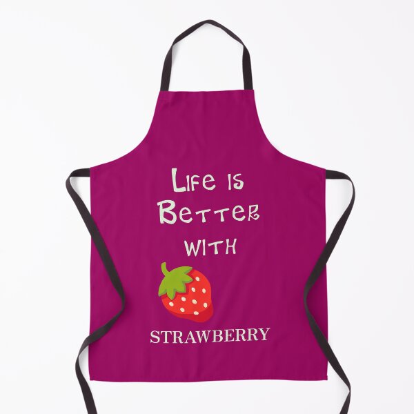 Item preview, Life is Better in Strawberry designed and sold by Studio LeDauphin.