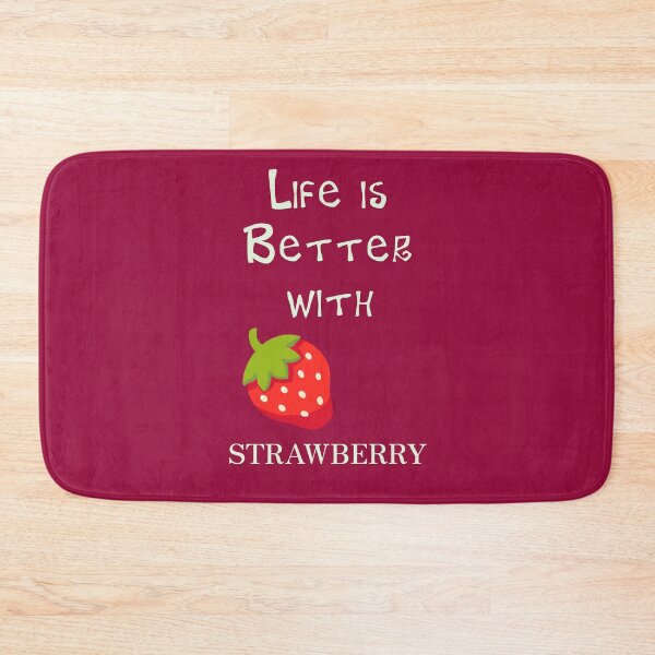 Item preview, Life is Better in Strawberry designed and sold by Studio LeDauphin.