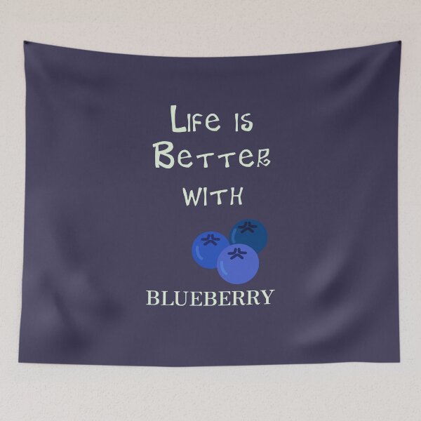 Item preview, Life is Better in Blueberry designed and sold by Studio LeDauphin.