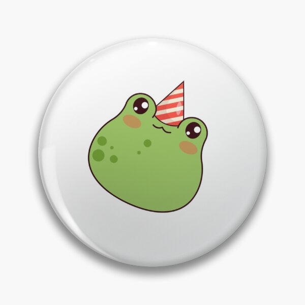Item preview, Cute Kiwaii Frog Happy Birthday Card  designed and sold by Sketchbook Studio by Aqsaa.