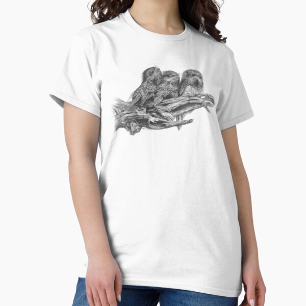 Item preview, Tawny Frogmouth Trio designed and sold by Fiona Francois.