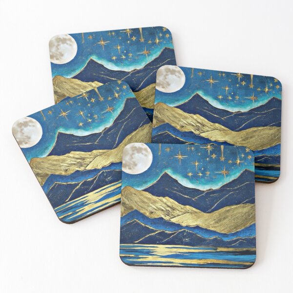 Item preview, Explore the Night: Abstract Moon & Mountain Designs designed and sold by Mahe Jabeen.