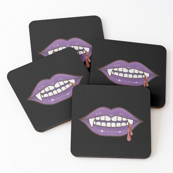 Item preview, vampire mouth purple lip designed and sold by YQvibe Studio.