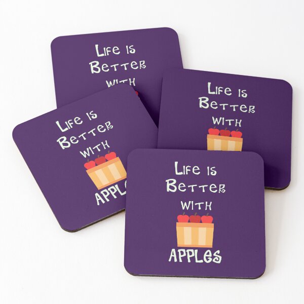 Item preview, Life is Better in Apples designed and sold by Studio LeDauphin.
