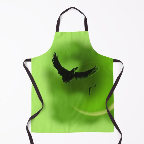 Item preview, Green Raven Moon Painting designed and sold by AK-Hevonen.