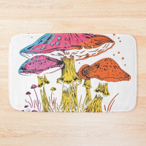 Item preview, Psychedelic magic mushrooms with eye designed and sold by KateEbony.