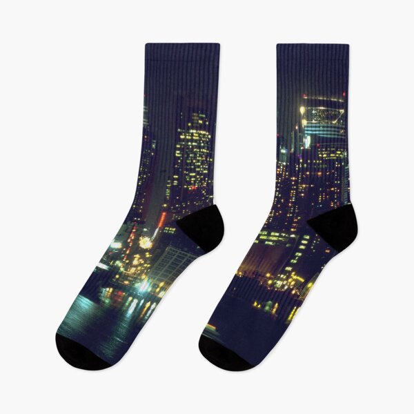 Item preview, New York City Night Skyline Art Photo designed and sold by DEC02.