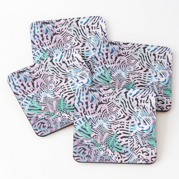 Item preview, Abstract Wavy Stripes Pattern designed and sold by MiorArt77.